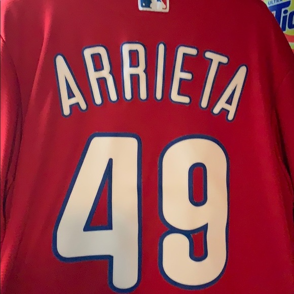 Philadelphia Phillies - L - Auth. Cool Base Jersey - Picture 1 of 4